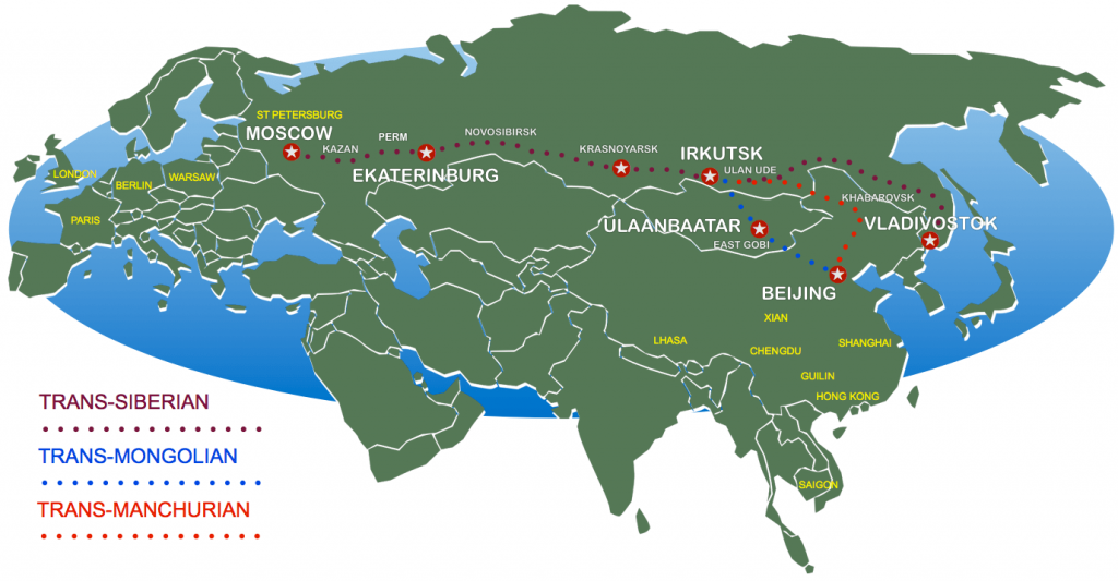 Transiberian Train Routes